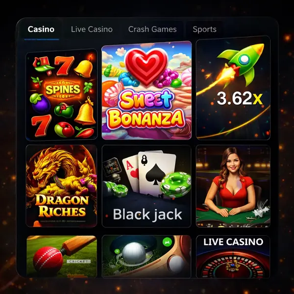 Cricket betting and casino games