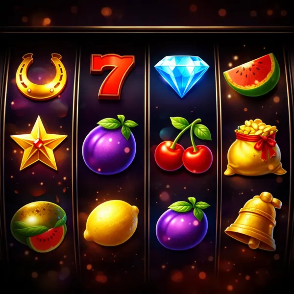 Online slot game interface on mobile device